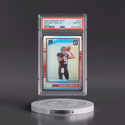 2024 Panini Donruss Optic #279 Michael Penix Jr. - Holo (PSA 10 GEM MINT)