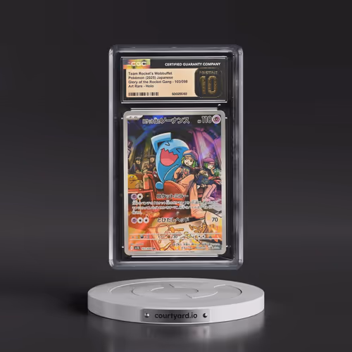 2025 Glory of the Rocket Gang - sv10 #103/098 Team Rocket's Wobbuffet - Art Rare Holo (CGC 10 PRISTI
