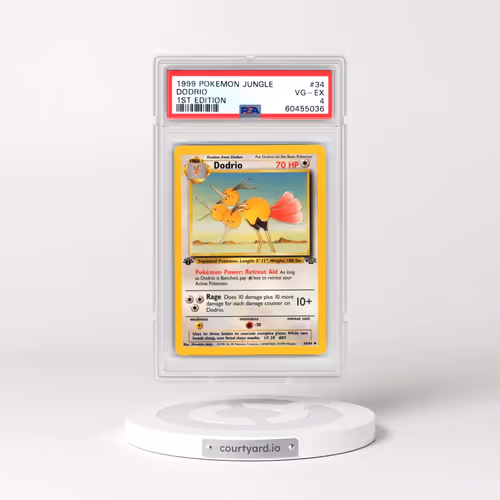 1999 Pokémon Jungle #34 Dodrio - 1st Edition (PSA 4 VG-EX)