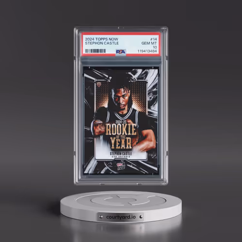 2024 Topps Now #14 Stephon Castle (PSA 10 GEM MINT)
