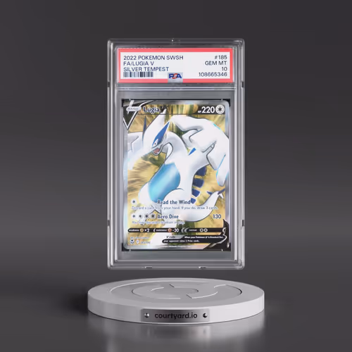 2022 Pokémon Sword & Shield Silver Tempest #185 Lugia V - Holo Full Art (PSA 10 GEM MINT)