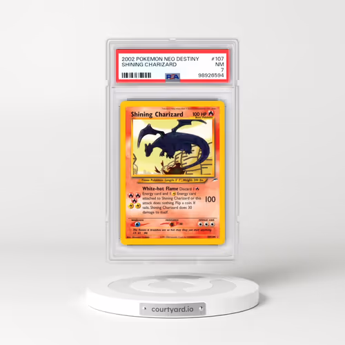 2002 Pokémon Neo Destiny #107 Shining Charizard - Holo (PSA 7 NM)