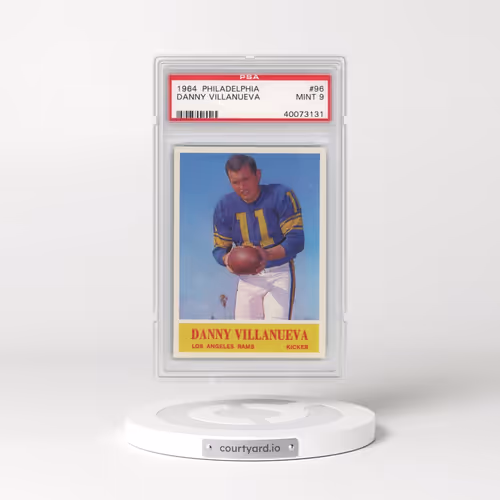 1964 Philadelphia #96 Danny Villanueva (PSA 9 MINT)