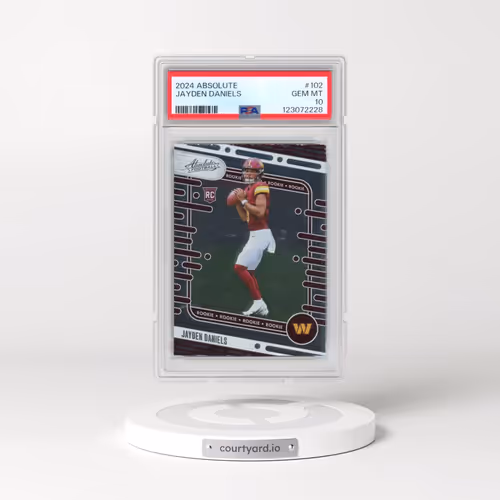2024 Panini Absolute #102 Jayden Daniels (PSA 10 GEM MINT)
