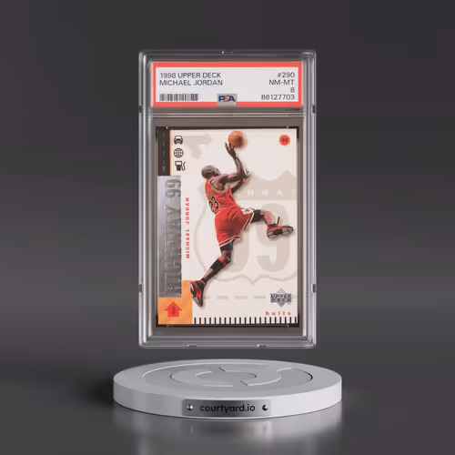 1998 Upper Deck #290 Michael Jordan (PSA 8 NM-MT)
