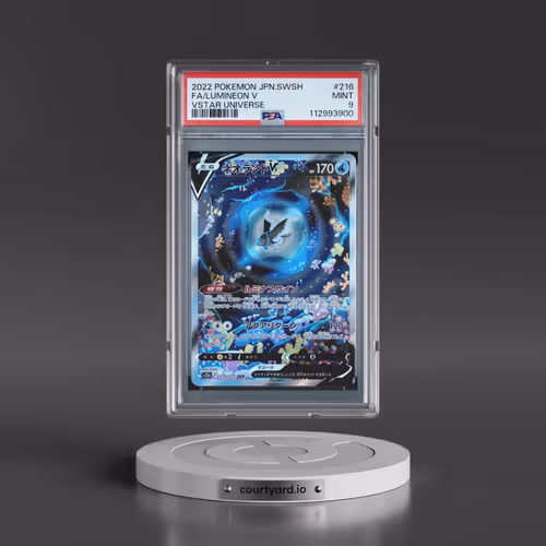 2022 Pokémon Sword & Shield Vstar Universe #216 Lumineon V - Holo Full Art (PSA 9 MINT)