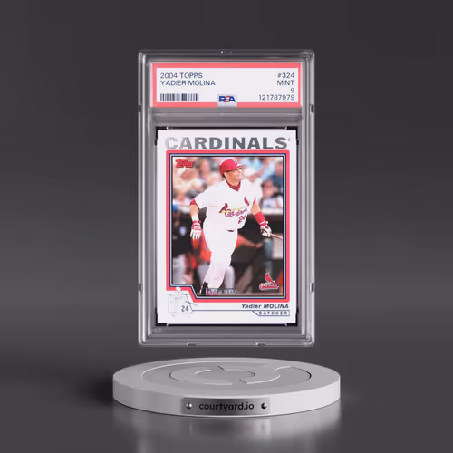 2004 Topps #324 Yadier Molina (PSA 9 MINT)