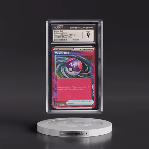 2023 Temporal Forces - TEF EN #153/162 Master Ball - ACE SPEC Rare Holo (CGC 9 MINT)