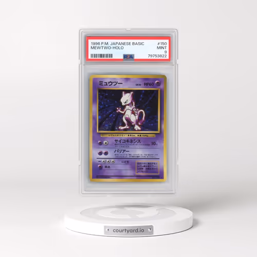 1996 Pokémon Basic #150 Mewtwo - Holo (PSA 9 MINT)