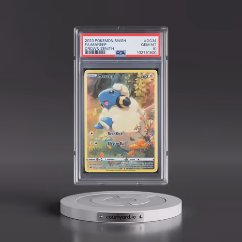 2023 Pokémon Sword and Shield Crown Zenith #GG34 Mareep - Full Art (PSA 10 GEM MINT)