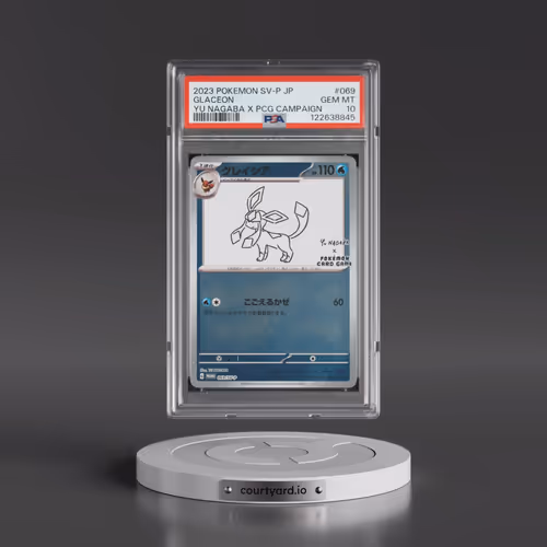 2023 Pokémon SV-P Promo #069 Glaceon - YU Nagaba X Pokemon Card Game Campaign (PSA 10 GEM MINT)