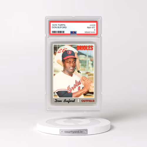 1970 Topps #428 Don Buford (PSA 8 NM-MT)