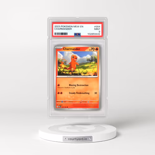 2023 Pokémon Mew EN-151 #004 Charmander (PSA 9 MINT)