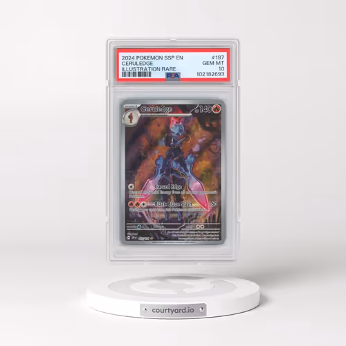 2024 Pokémon Ssp EN-Surging Sparks #197 Ceruledge - Illustration Rare (PSA 10 GEM MINT)