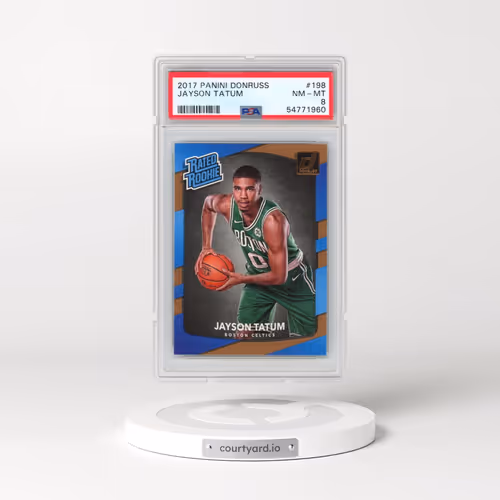 2017 Panini Donruss #198 Jayson Tatum (PSA 8 NM-MT)