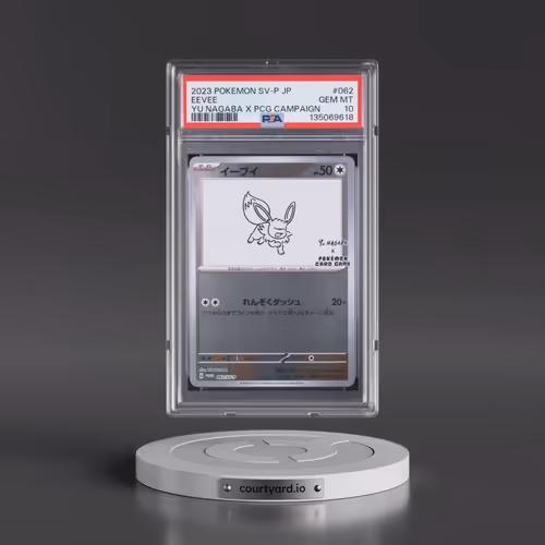2023 Pokémon SV-P Promo #062 Eevee - YU Nagaba X Pokemon Card Game Campaign (PSA 10 GEM MINT)