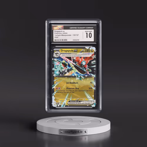 2024 Pokémon Twm EN-Twilight Masquerade #130 Dragapult EX - Holo (CGC 10 GEM MINT)