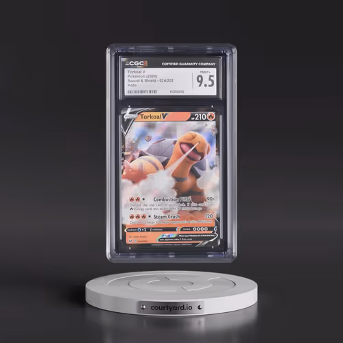 2020 Sword & Shield #024/202 Torkoal V - Holo (CGC 9.5 MINT+)