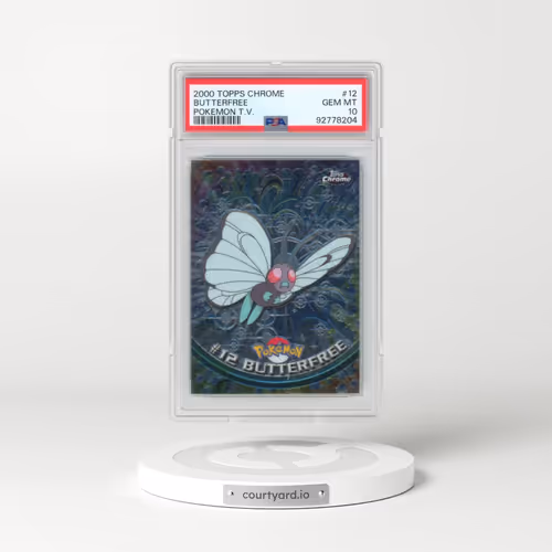 2000 Topps Chrome Pokémon T.V. #12 Butterfree (PSA 10 GEM MINT)