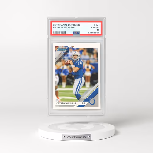 2019 Panini Donruss #121 Peyton Manning (PSA 10 GEM MINT)