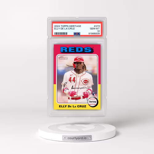 2024 Topps Heritage #473 Elly de La Cruz (PSA 10 GEM MINT)