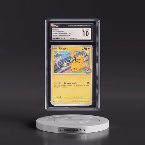 2023 Black Star Promos - Scarlet & Violet SVP EN #190 Pikachu - World Championships (CGC 10 GEM MINT
