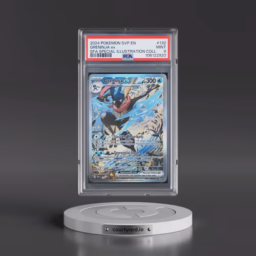 2024 Pokémon Svp EN-SV Black Star Promo #132 Greninja EX - Holo Shrouded Fable Special Illustration