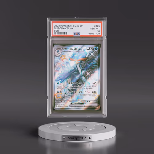 2023 Pokémon Sv4a-Shiny Treasure EX #325 Quaquaval EX - Holo Ssr (PSA 10 GEM MINT)