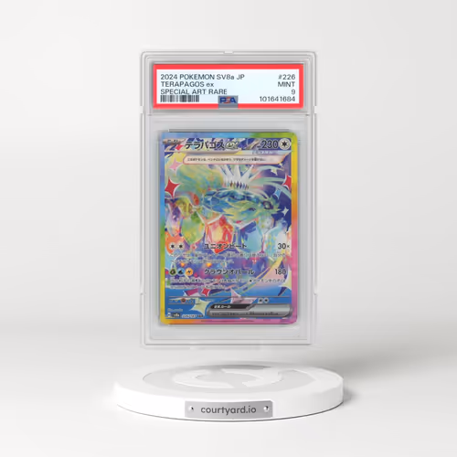 2024 Pokémon Sv8a-Terastal Fest EX #226 Terapagos EX - Holo Special Art Rare (PSA 9 MINT)