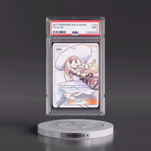 2017 Pokémon Sun & Moon #147 Lillie - Full Art (PSA 9 MINT)