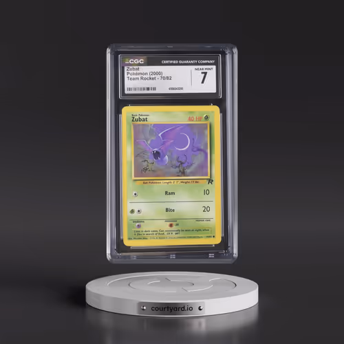 1999 Team Rocket #70/82 Zubat (CGC 7 NM)