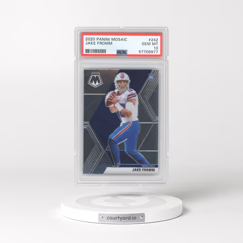 2020 Panini Mosaic #242 Jake Fromm (PSA 10 GEM MINT)