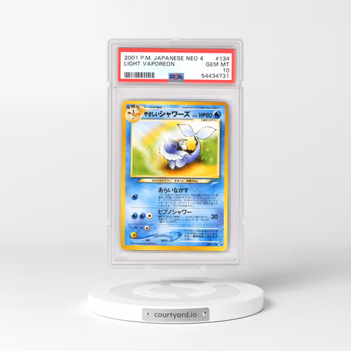 2001 Pokémon Neo 4 #134 Light Vaporeon (PSA 10 GEM MINT)