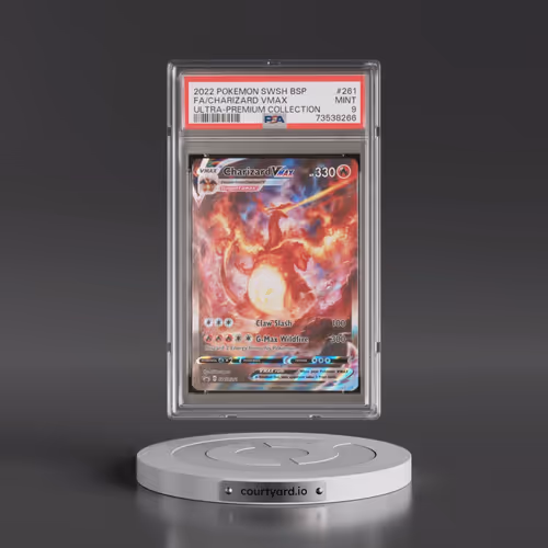 2022 Pokémon Swsh Black Star Promo #261 Charizard Vmax - Full Art Sword & Shield Ultra-Premium Colle