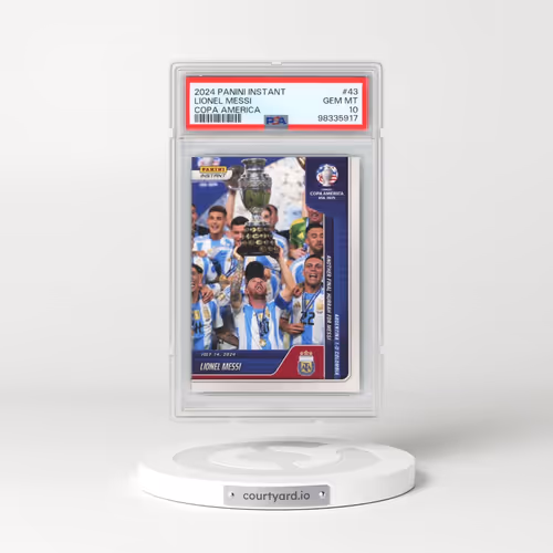 2024 Panini Instant Conmebol Copa America 2024 #43 Lionel Messi (PSA 10 GEM MINT)