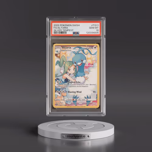 2022 Pokémon Sword & Shield Silver Tempest #TG11 Altaria - Full Art (PSA 10 GEM MINT)
