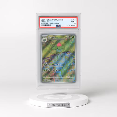 2023 Pokémon Mew EN-151 #167 Ivysaur - Illustration Rare (PSA 9 MINT)