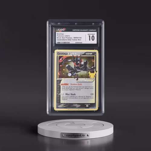 2017 Black Star Promos - Sword & Shield #SWSH144 Greninja â - Celebrations Elite Trainer Box (Cosmos