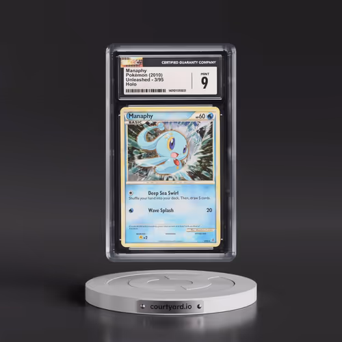 2010 Unleashed #3/95 Manaphy - Holo (CGC 9 MINT)
