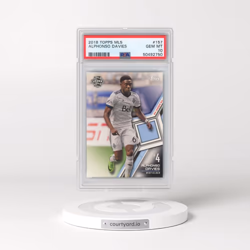 2018 Topps MLS #157 Alphonso Davies (PSA 10 GEM MINT)