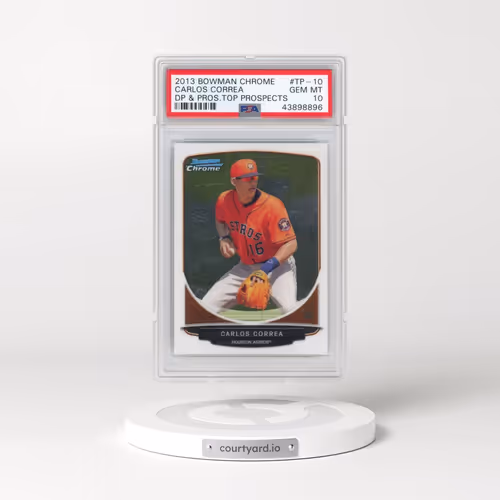 2013 Bowman Chrome Draft Picks & Prospects Top Prospects #TP-10 Carlos Correa (PSA 10 GEM MINT)