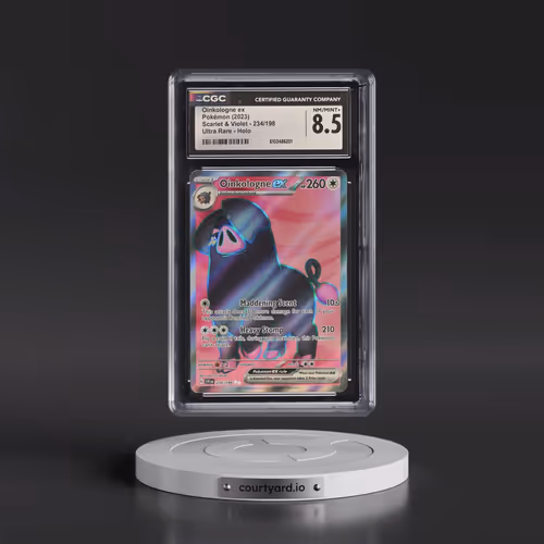 2023 Pokémon Svi EN-Scarlet & Violet #234 Oinkologne EX - Holo Ultra Rare (CGC 8.5 NM-MT+)