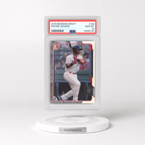 2015 Bowman Draft #106 Rafael Devers (PSA 10 GEM MINT)