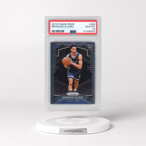 2019 Panini Prizm #266 Brandon Clarke (PSA 10 GEM MINT)