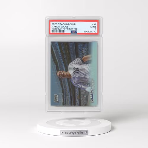2023 Topps Stadium Club #99 Aaron Judge - Chrome-Refractor (PSA 9 MINT)