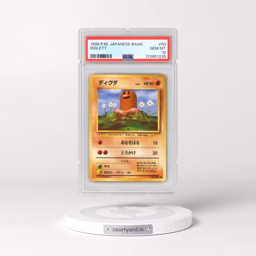 1996 Pokémon Basic #50 Diglett (PSA 10 GEM MINT)