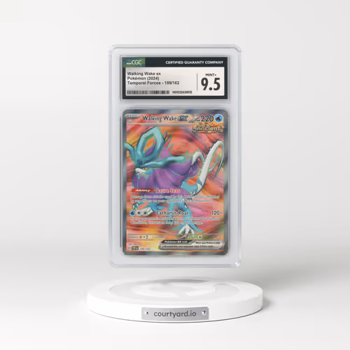 2023 Temporal Forces #189 Walking Wake EX - Holo (CGC 9.5 MINT+)