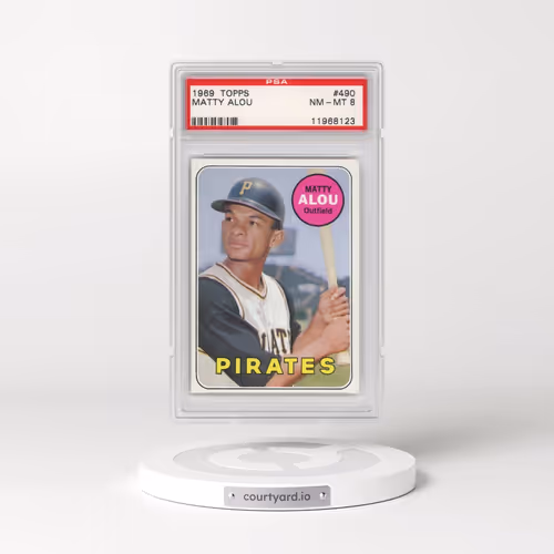 1969 Topps #490 Matty Alou (PSA 8 NM-MT)