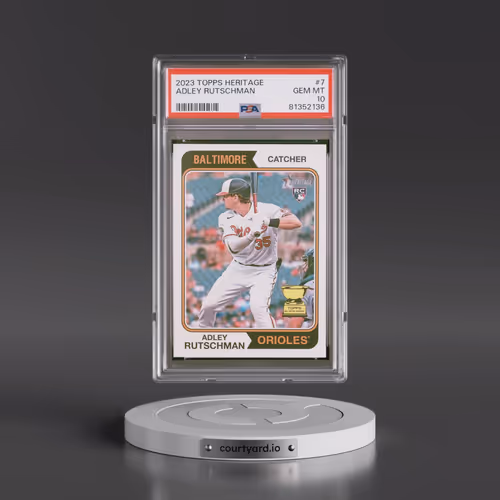 2023 Topps Heritage #7 Adley Rutschman (PSA 10 GEM MINT)