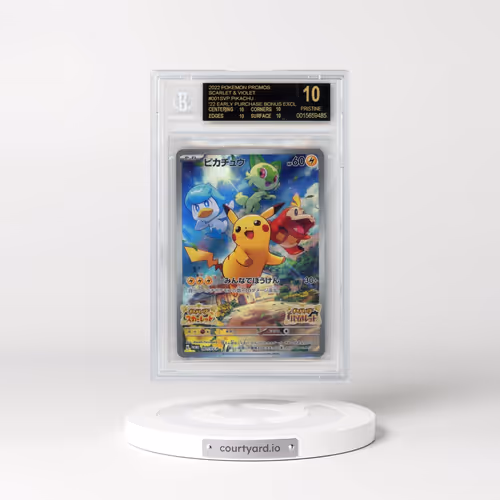 2022 Scarlet & Violet Promos #001 Pikachu - Scarlet & Violet Pre-Order (BGS 10 PRISTINE)